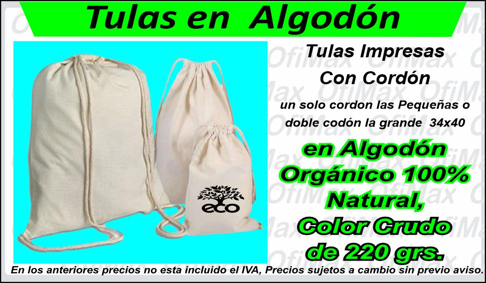 bolsas de tela ecologicas manos libres, bogota, colombia